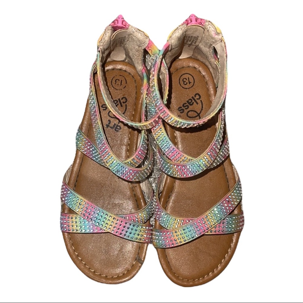 Girls Sparkle Sandals Sz 13